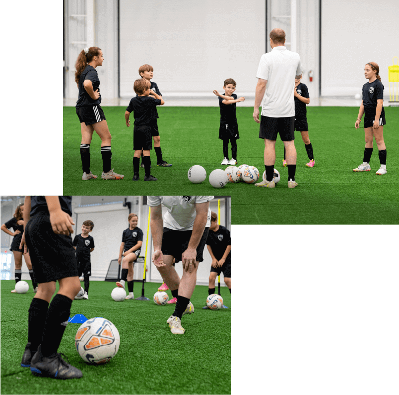 Academy 54 Youth Soccer Camp - Group Exercises & Instruction